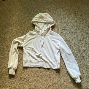 Alo Yoga Social Long Sleeve Top, Cream